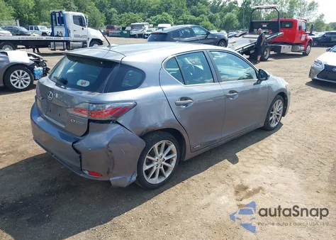 2012 Lexus Ct 200 from USA, damaged, VIN JTHKD5BH4C2113552
